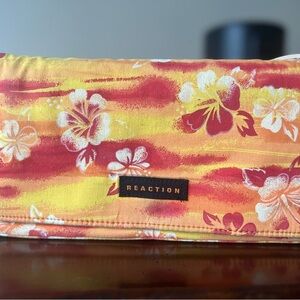 Kenneth Cole Reaction Purse - Red, Yellow, & Orange Floral - Fabric